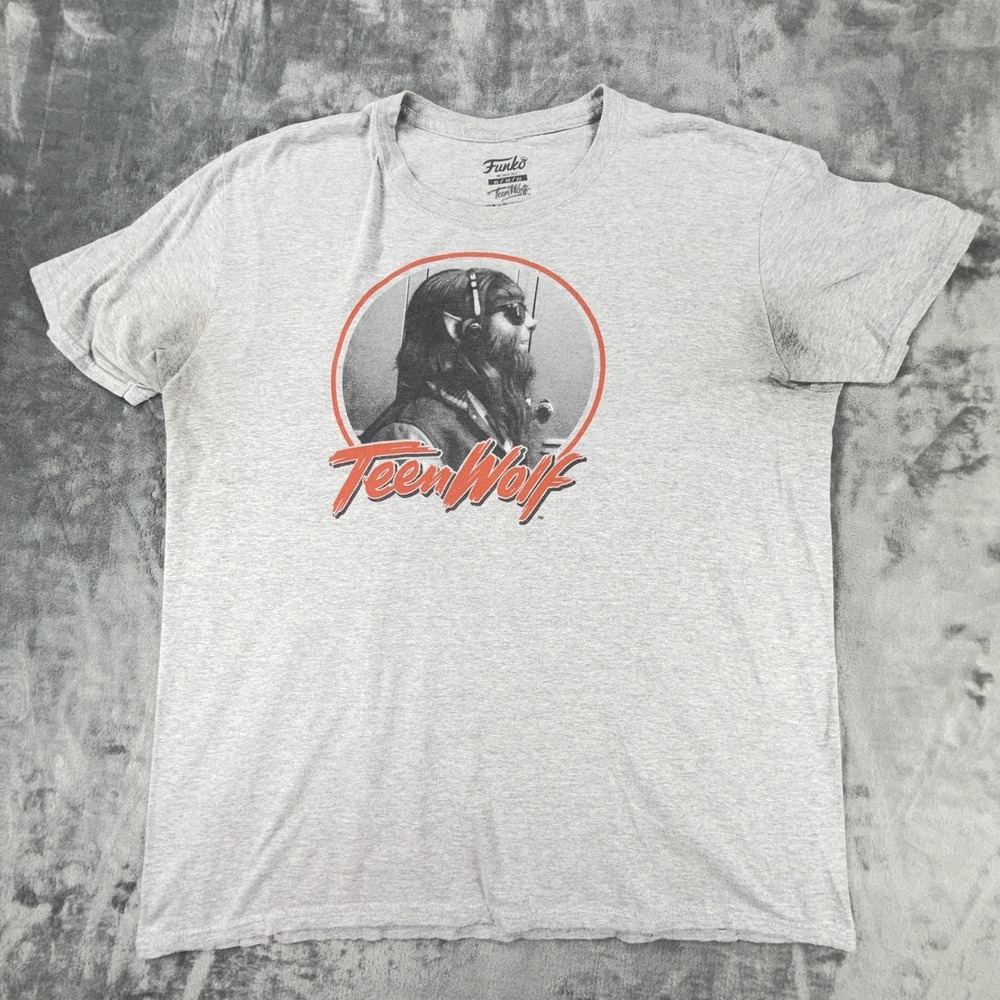 Funko Teen Wolf 1985 Movie T Shirt Mens XL Gray Michael J Fox Tee